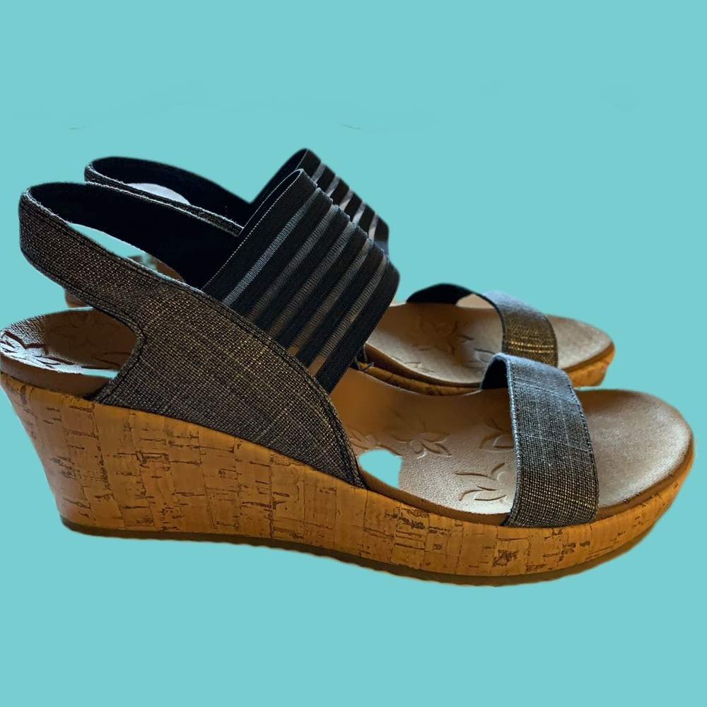 Simple cute denim sandals